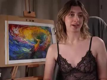 haileyhill — Painting & Orgasms  #natural #petite #smalltits #hairy #cute